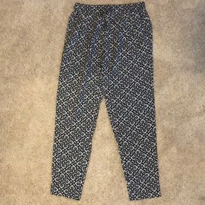 Patterned Harem Pants NWT